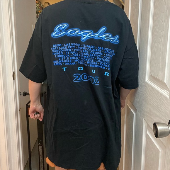 Anvil 2002 Eagles Concert Short Sleeve Shirt 2X - Picture 3 of 6